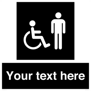 Custom information: black panel disabled and male